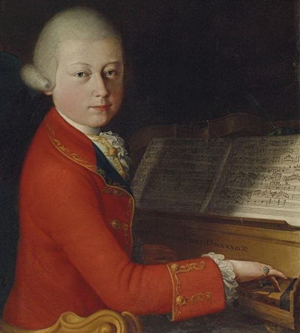 Mozart, portret rar scos la licitaţie la Paris