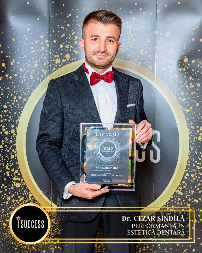 Dr. Cezar Sindilă a primit premiul pentru Performanţă în estetică dentară
